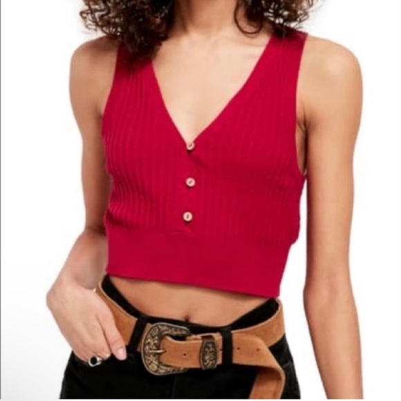 Free People Tops - Free people intimately knit crop top